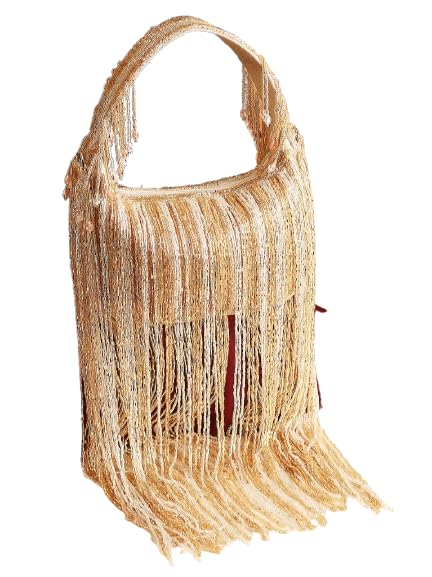 Designer glam fringe bags